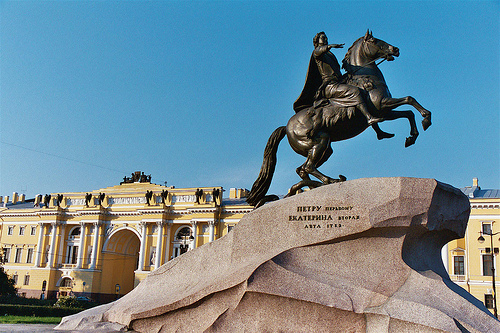 The Bronze Horseman Étienne Maurice Falconet. 